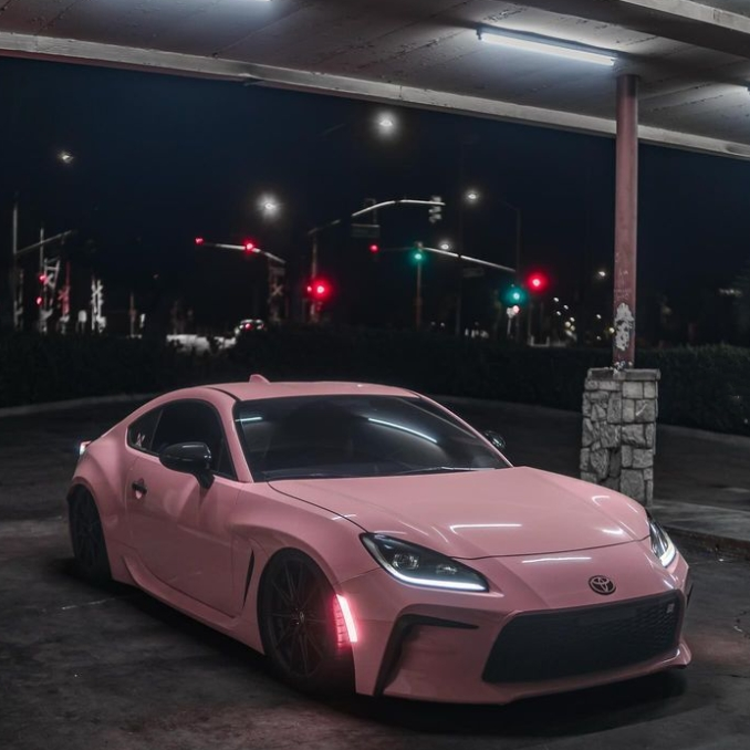 Gloss Rouge Pink Car Vinyl Wrap review Rfybz 02