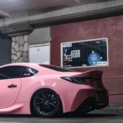 Gloss Rouge Pink Car Vinyl Wrap review Rfybz 01