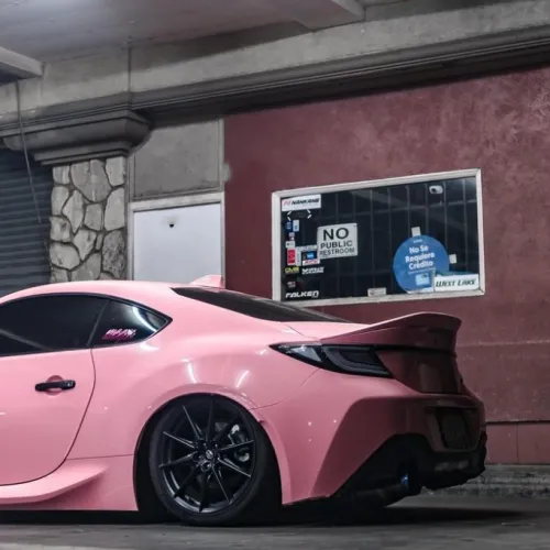 Gloss Rouge Pink Car Vinyl Wrap review 