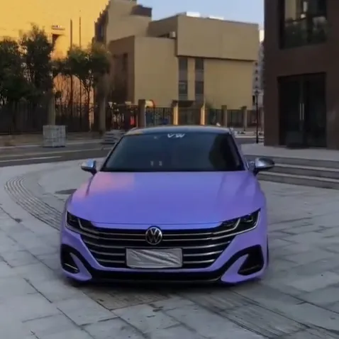 BMW Gloss Ceramics Lavender Blue Car Vinyl Wrap review 