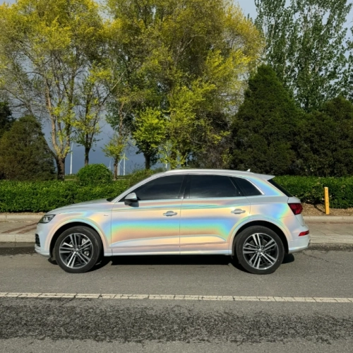 Toyota Tesla Matte Laser White Car Vinyl Wrap review 