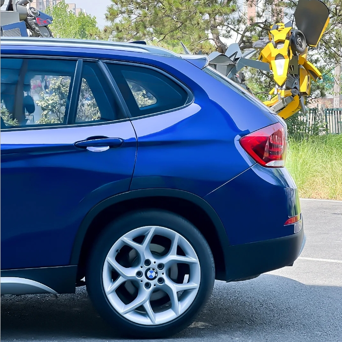 Tesla Gloss PET Audi Navarre Blue Car Vinyl Wrap review Fsaiughd 02