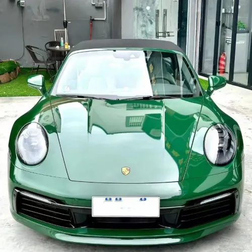 Tesla Gloss Racing Green Car Vinyl Wrap review 