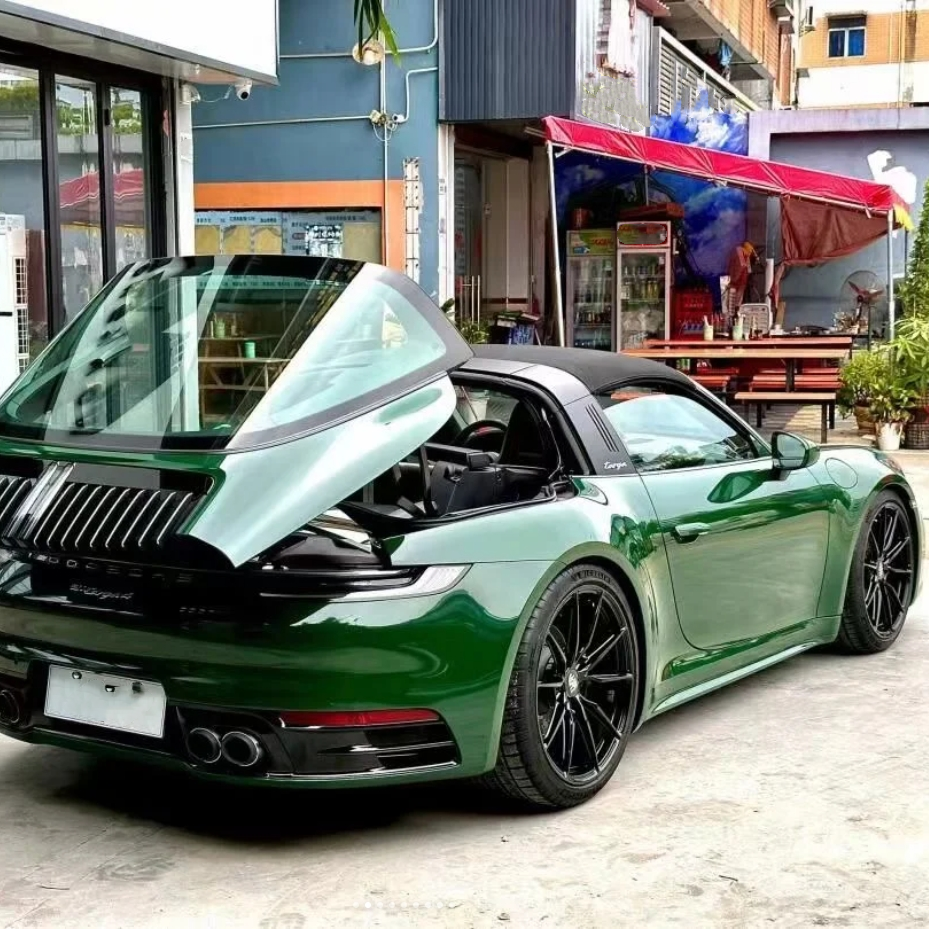 Tesla Gloss Racing Green Car Vinyl Wrap review Lsdh 02
