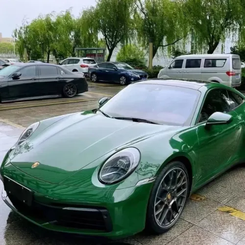 Tesla Gloss Racing Green Car Vinyl Wrap review 