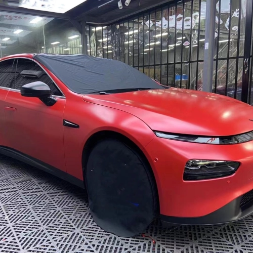 Matte Metallic Red Car Vinyl Wrap review 