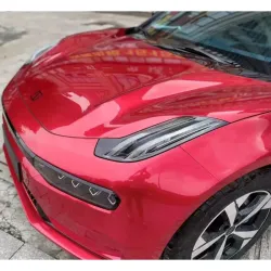Super Gloss Liquid Ruby Red Car Vinyl Wrap review Olid