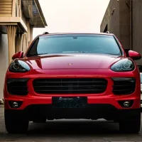 TPU Glossy Crystal Ferrari Red Car Vinyl Wrap review 0