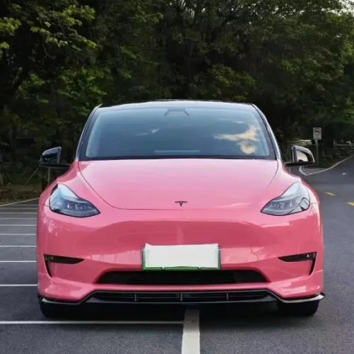 Glossy Morganite Red Car Vinyl Wrap review 