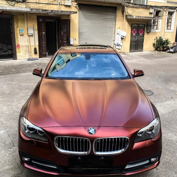 Pure Metal Claret Red Car Vinyl Wrap review Bobe
