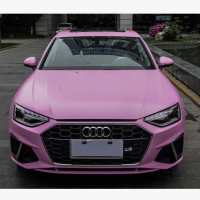 Matte Ceramic Barbie Pink Car Vinyl Wrap review 0