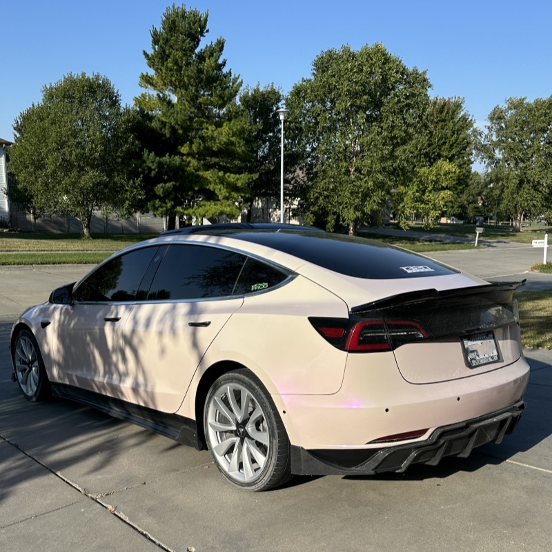 Benz Gloss Flower Yue Fen Diamond Pollen Pink Car Vinyl Wrap review 1