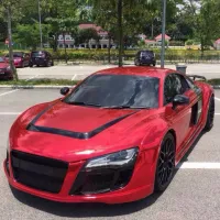 Gloss Red Mirror Chrome Car Vinyl Wrap review 0