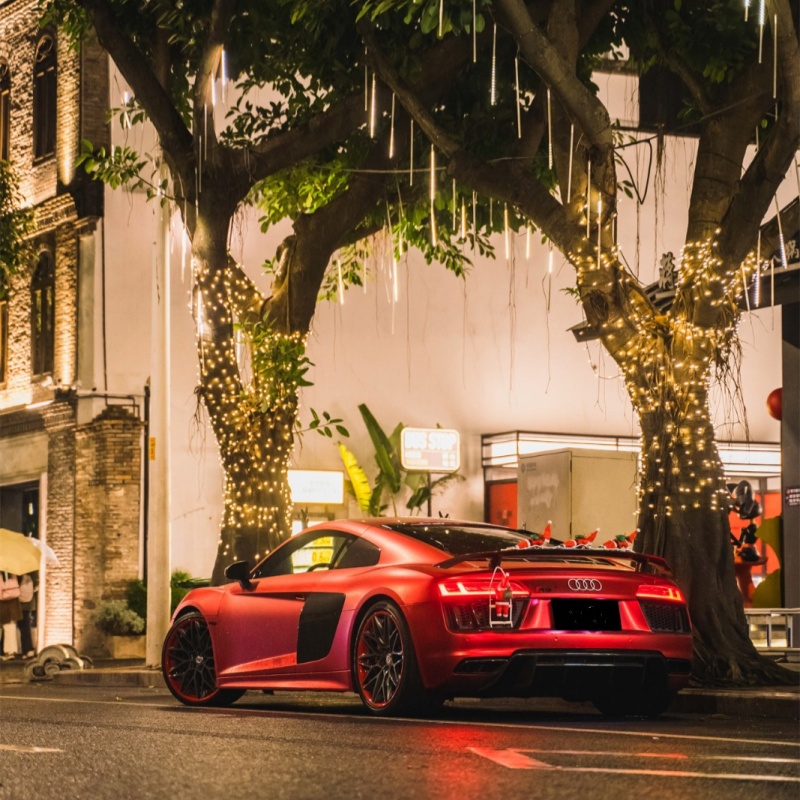 Gloss Red Mirror Chrome Car Vinyl Wrap review Pone 01