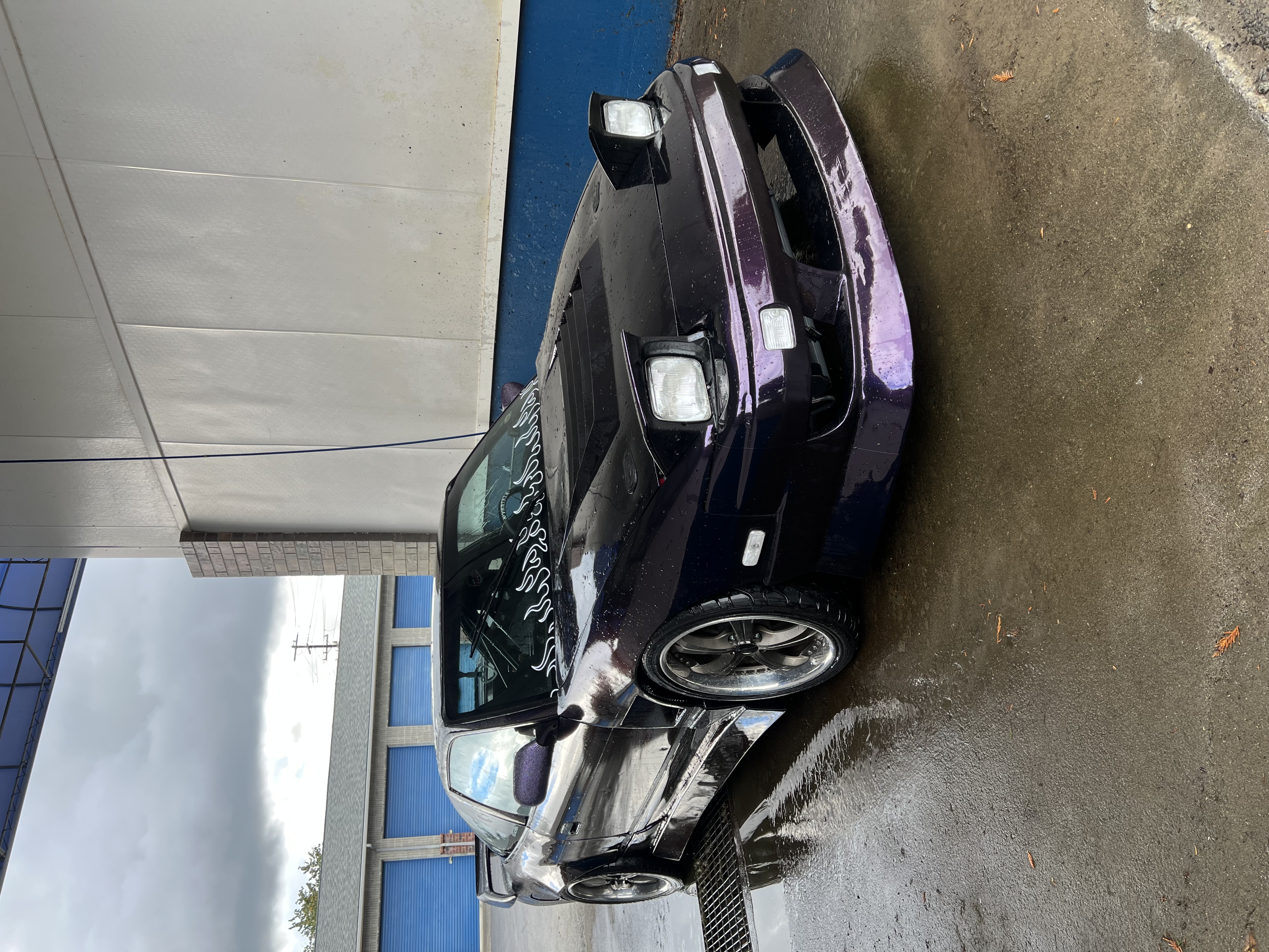 PET Gloss Metallic Midnight Purple Car Vinyl Wrap review T 02