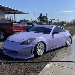 Twin-Color Silver Purple Car Vinyl Wrap  review Qsndif 02
