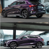 TPU Gloss Ghost Midnight Purple Car Vinyl Wrap review 0