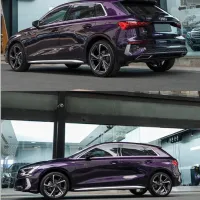 TPU Gloss Ghost Midnight Purple Car Vinyl Wrap review 0