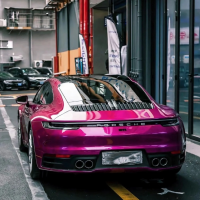 PET Berry Purple Car Vinyl Wrap review 0