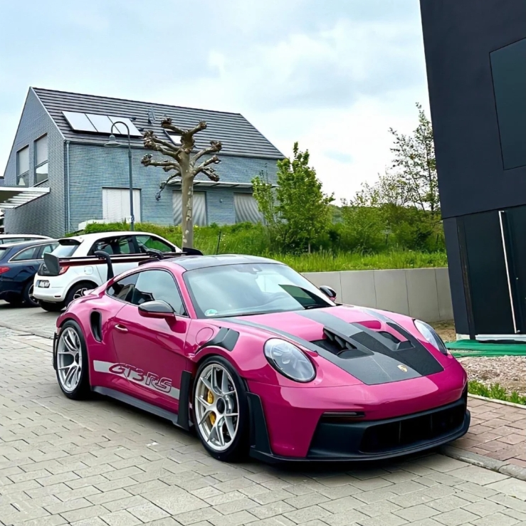 PET BMW Gloss Pearl Purple Car Vinyl Wrap review 0