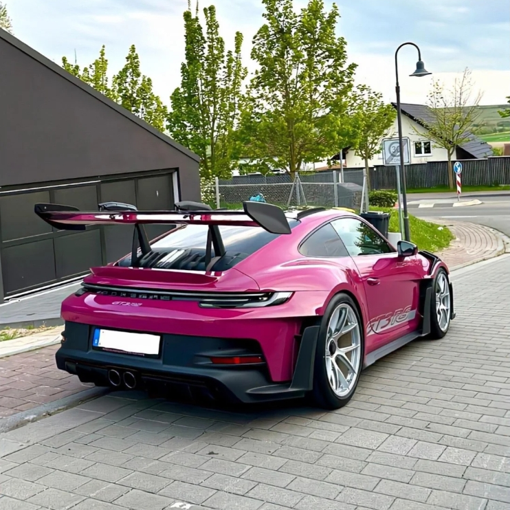 PET BMW Gloss Pearl Purple Car Vinyl Wrap review 1