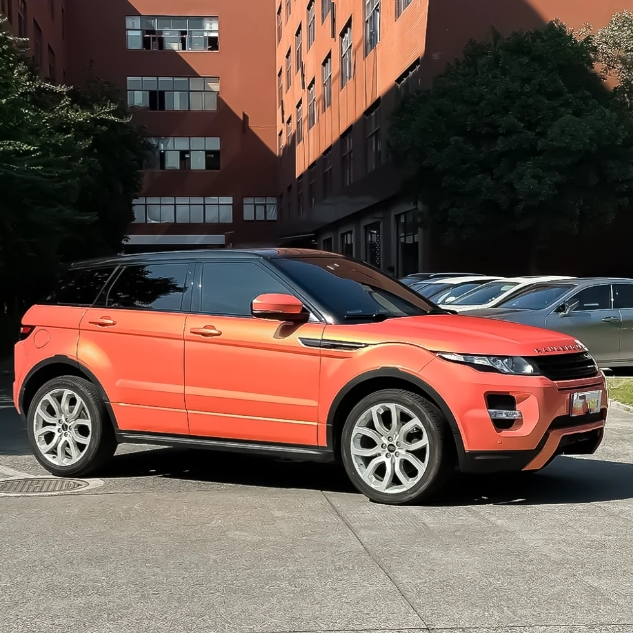 Super Gloss Magic Gold Orange Car Vinyl Wrap review Tmdsi