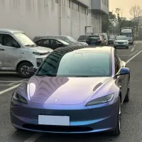 Fantasy Metallic Gray Purple Car Vinyl Wrap review 0