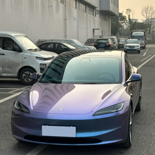 Fantasy Metallic Gray Purple Car Vinyl Wrap review