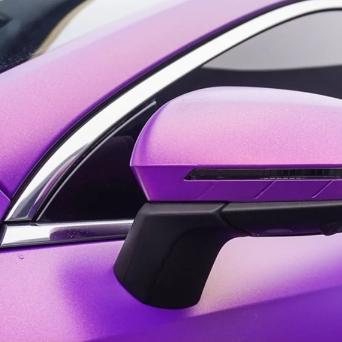 Benz Matte Diamond Purple Gold Car Vinyl Wrap review Mhude