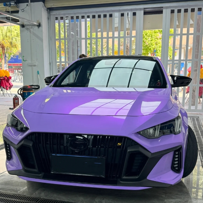 Twin Candy Magic Purple Car Vinyl Wrap review Acfrey