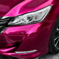 PET Glossy Metallic Rubellite Purple Vinyl Wrap review 1