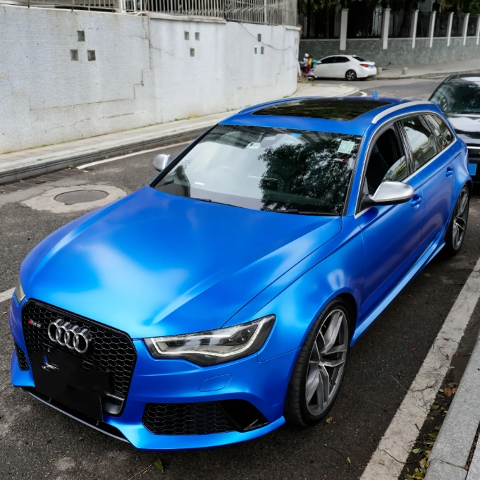 Matte Metallic Blue Car Vinyl Wrap review Mbhwu