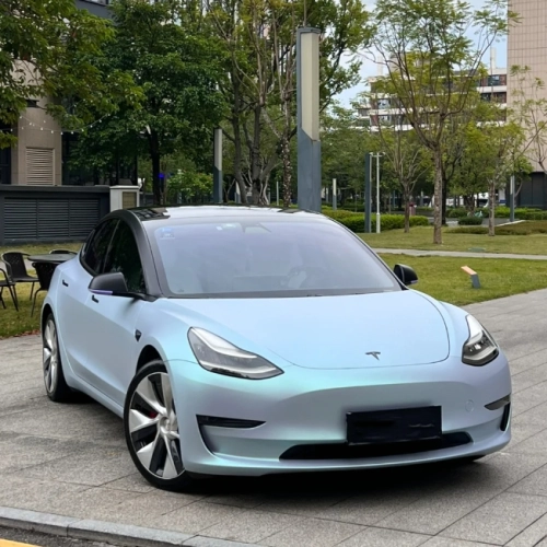 Matte Green Blue Car Vinyl Wrap review 