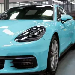 Super Gloss Tanager Blue Car Vinyl Wrap review Erfs