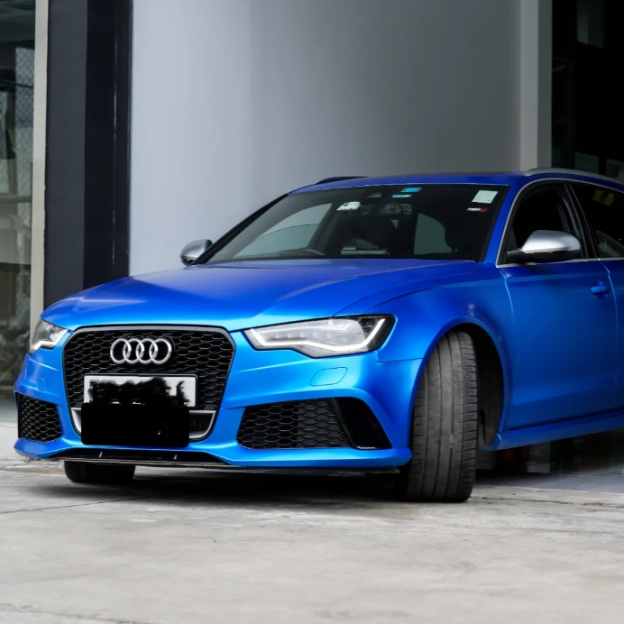 Matte Pure Metal Navy Blue Car Vinyl Wrap review Juef