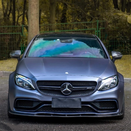 PET Satin Racing Blue Car Vinyl Wrap  review Hifj