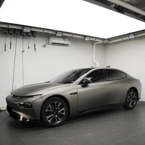 Ultra-Matte Charcoal Grey Car Vinyl Wrap review Lyew