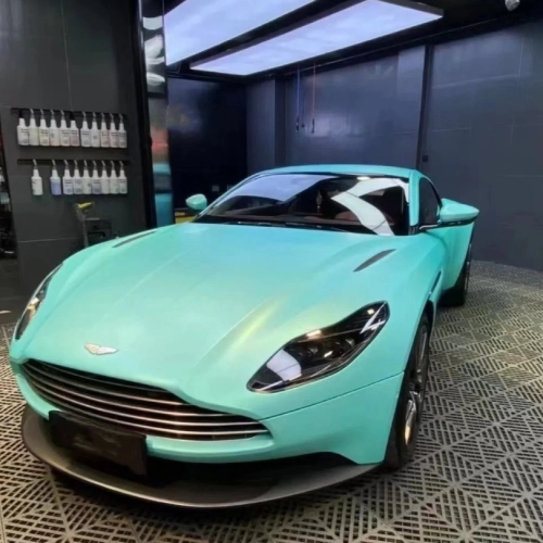 Matte Satin Chrome Tiffany Car Vinyl Wrap review 