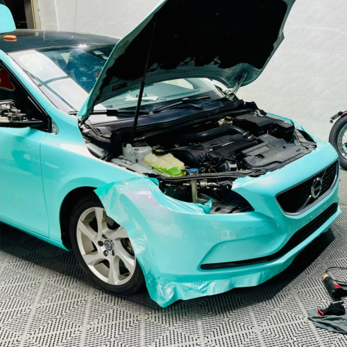 Glossy Racing Tiffany Car Vinyl Wrap review 