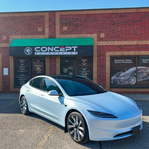 Macaron Baby Blue Car Vinyl Wrap review 