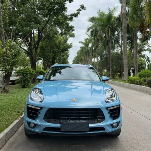 PET Porsche Bentley Gloss Ice Blue Car Vinyl Wrap review 
