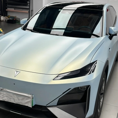 Yuanfeng Blue Charm Gold Car Vinyl Wrap  review 