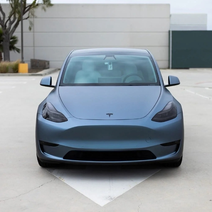 Ultra-Matte Blue Grey  Car Vinyl Wrap review Lrib