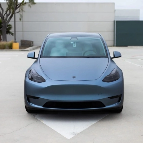 Ultra-Matte Blue Grey  Car Vinyl Wrap review 