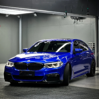 Glossy Crystal Royal Blue Car Vinyl Wrap review 0