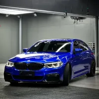Glossy Crystal Royal Blue Car Vinyl Wrap review 0