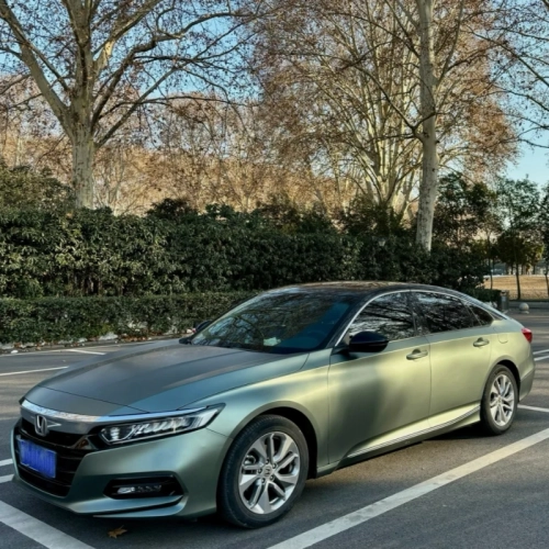 Ultra Matte Green Grey Car Vinyl Wrap review 