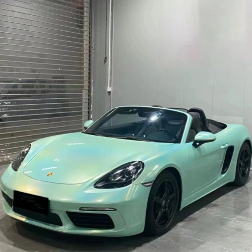 Rainbow Holographic Tiffany Car Vinyl Wrap review 