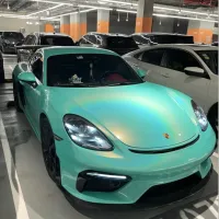 Rainbow Holographic Tiffany Car Vinyl Wrap review 0