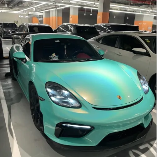 Rainbow Holographic Tiffany Car Vinyl Wrap review 